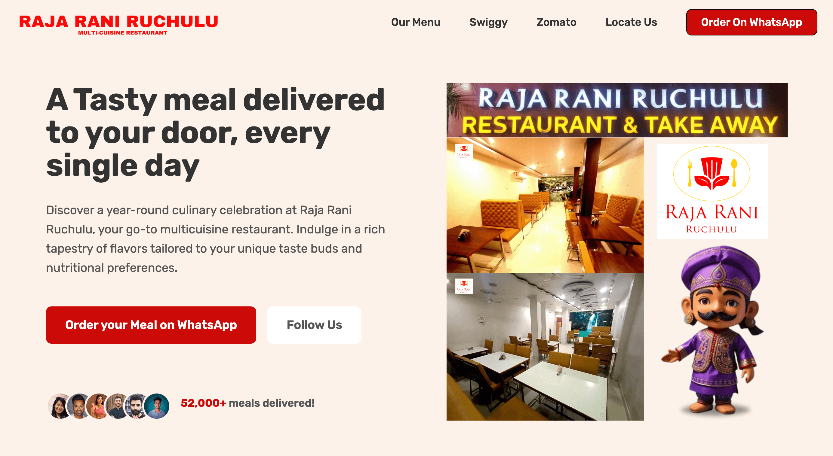 Raja Rani Ruchulu Restaurant